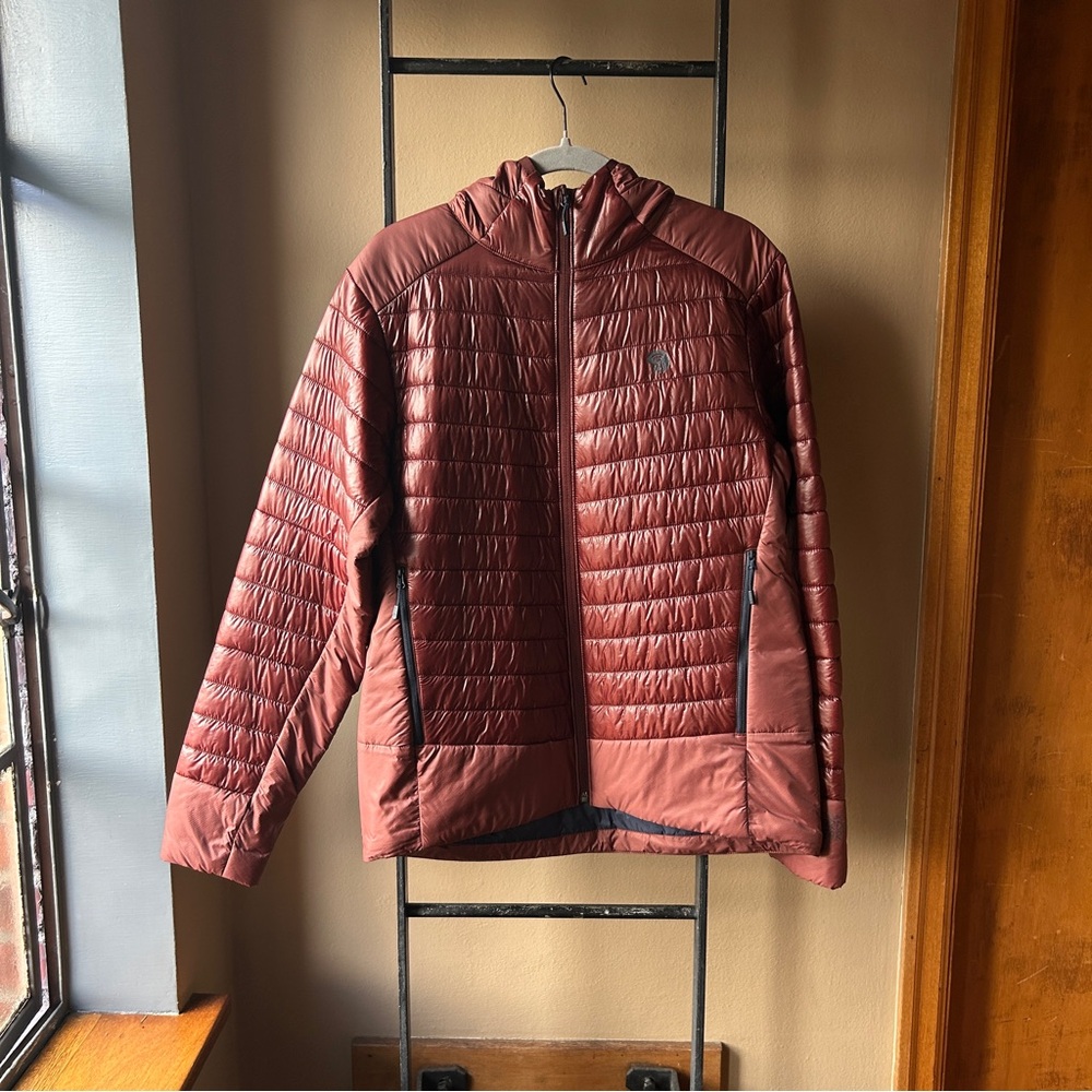 Insulated hooded jacket by Mountain Hardwear